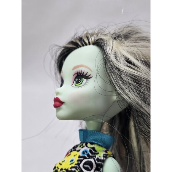 Monster High G2 - Frankie Stein Emoji - Doll Dress Mattel- FLAWED HAIR- TLC OOAK - Picture 4 of 13